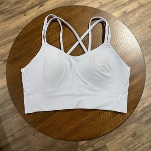 Lululemon Like A Cloud Longline Blue Linen Size 8